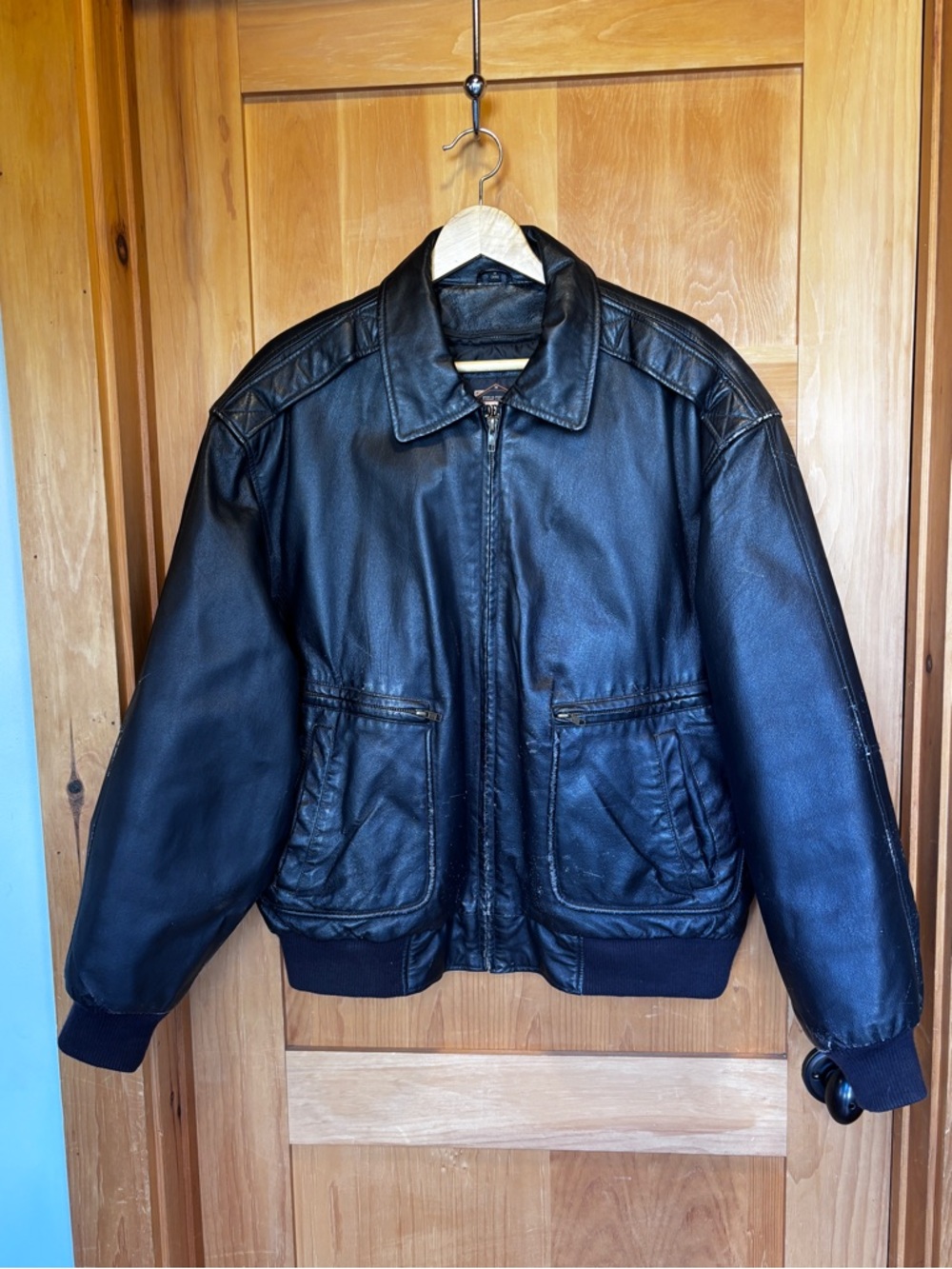 Field Tested Guide Gear Vintage Leather Jacket- Men's